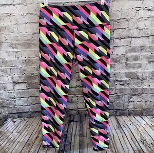 Victoria's Secret Neon Workout Cropped Leggings Size Small